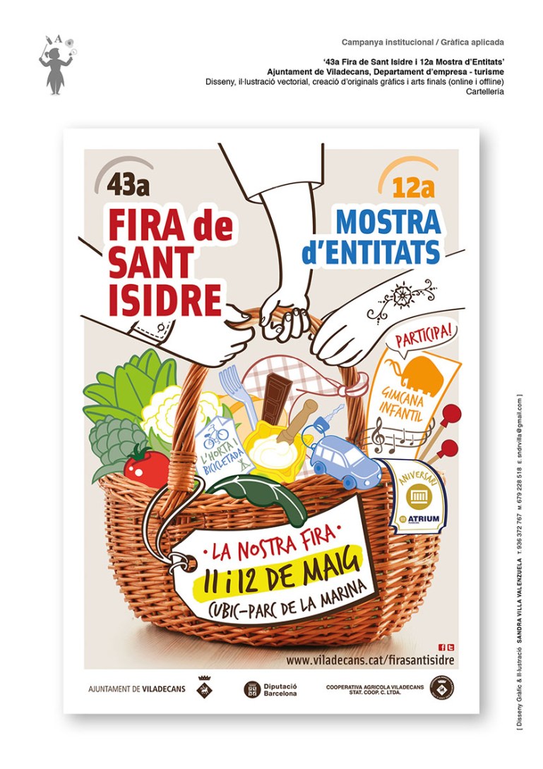 Cartell Fira de Sant Isidre i Mostra Entitats Viladecans_web